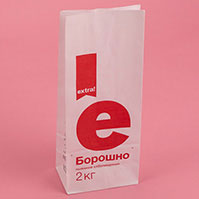Бумажный пакет с логотипом